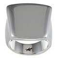 New! Kenneth Cole Silvertone Square Ring