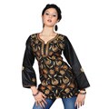 Black Long Sleeve Kurti/Tunic (India)