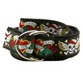 Rockin' Tattoo Kids D-Ring Belt