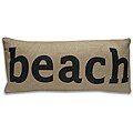 Beach Printed Jute Pillow (12 x 20)