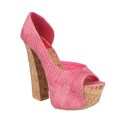 Riplay by Beston Women's ANNE-25 Peep Toe Platform Pumps