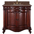 Wyndham Collection Eleanor 36-inch Cherry Single Bathroom Vanity