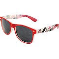 Urban Men's Red Rubber Soft Touch Frame Sunglasses