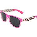 Urban Women's Pink Rubber Soft Touch Frame Sunglasses