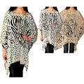 Cuff Luv Safari Print Loose Fitting Tunic