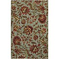 New Wave Silvery Light Blue Rug (5' x 8')
