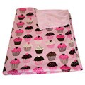 Thro Cupcakes Baby Blanket