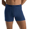 Hanes Men's Assorted Blue Boxer Briefs (Pack of 4)