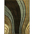 Allestra Passage Brown Rug (4' x 6')