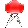 Paris Wire Red Arm Chair