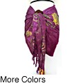 Batik Purple Seashell Half Sarong (Indonesia)