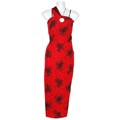 Batik Red/Black Turtles Sarong (Indonesia)