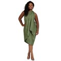 Green Bamboo Print Plus Sized Sarong (Indonesia)