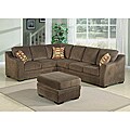 Jennifer Chocolate Brown Ottoman