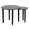 Trevino Dark Brown Modern Nesting Table