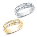 10k Gold 1/4ct TDW Diamond Wedding Band (J-K, I2-I3)