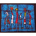 'In the Darkness' Batik Wall Hanging (Mozambique)