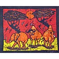 'Moving On' Batik Wall Hanging (Mozambique)