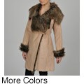 Regent Women's 3/4-length Faux Fur Shearling Jacket