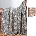 Batik Leaves Printed Throw