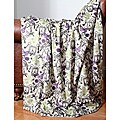 50x60 French Collage Printed Throw