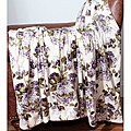 Hydrangea Printed Throw