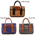 Nicole Lee Patricia Faux Croc 12-inch Women's Leather Briefcase