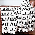 Birds on a Wire Printed Throw