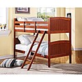 Armidale Mahogany Beadboard Twin Bunk Bed
