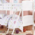Armidale White Beadboard Twin Bunk Bed