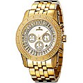 JBW Men's 'Krypton' Gold Chronograph Diamond Watch
