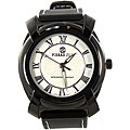 Pierre Jill Men's 'Charme' Black Silicone Watch