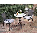 Fishtail 3-piece Tile Top Bistro Set