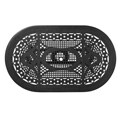 Home Styles Malibu Cast Aluminum Black 72-inch Outdoor Dining Table