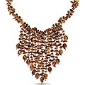 650ct TGW Tiger's Eye Multi-strand 18-inch Bib Necklace