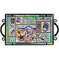Joan Baker Hand Painted Ocean Shells Tray