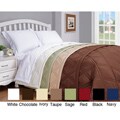 Microfiber Solid Color Down Alternative Blanket
