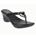 Bolaro by Beston Women's Black Thong Sandals