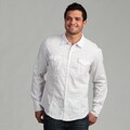 Pop Icon Men's White Cotton Shirt