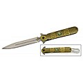 Defender Army Green 9.5-inch Steel Pocket Knife