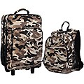 O3 Kids "Camo" Pre-School Backpack and Suitcase Set
