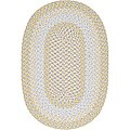 Pinwheel Yellow Fabric-blended Rug (5' x 8')