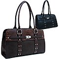 Dasein Studded Shoulder Bag with Studs and Buckle Accent