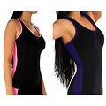 Fajate Women's 'Floral' Cut-out Fitness Tank 