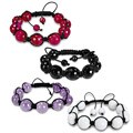 175ct TGW Gemstone Macrame Bracelet (8-inches)