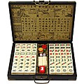 Oriental Home Black Lacquer Mahjong Set Box (China)