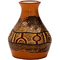 Decorative Ceramic 'O' Bottle Vase (Peru)