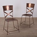Set of Two Jabalpur Dining Chair Copper (India)