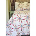 Wedding Ring Cotton Quilt Set