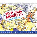 Learn more on Machine Painted Clean Five Little Monkeys Wash The Car